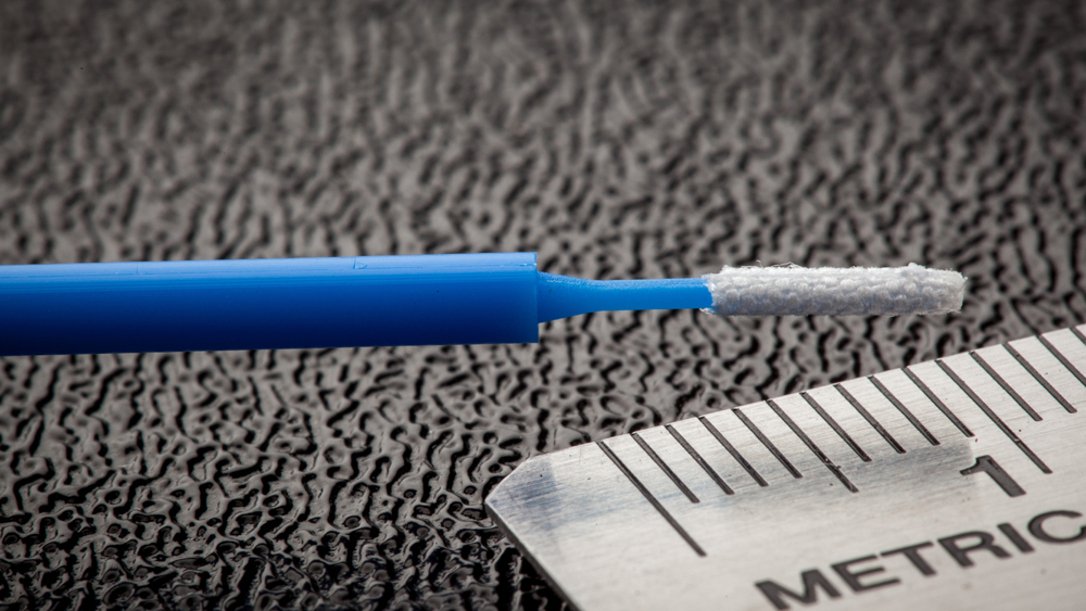 FoamTec HT1509C-500 MiraSWAB Close Up Swab Measurement Image